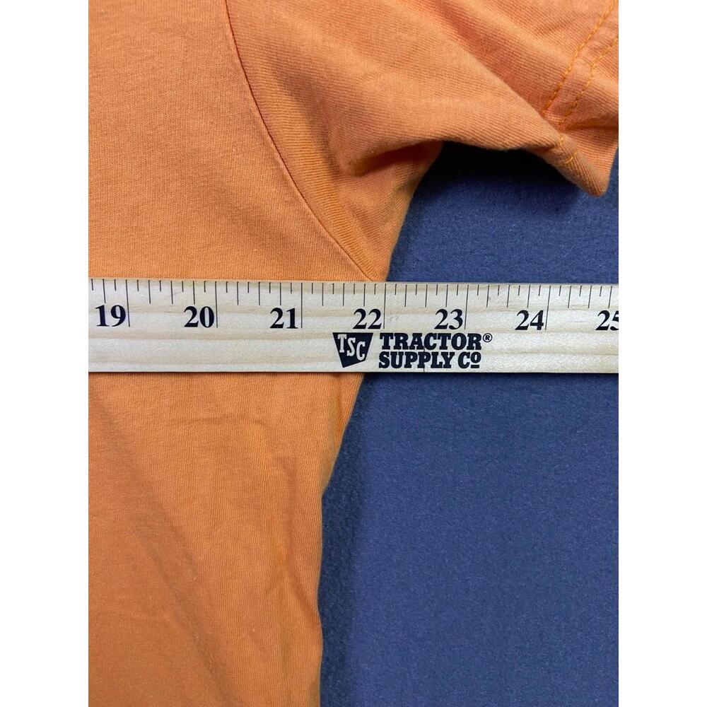 Vintage VTG Y2K 90s Souvenir RainForest Cafe Frog Logo Orange Shirt Sz XLarge - Picture 6 of 9